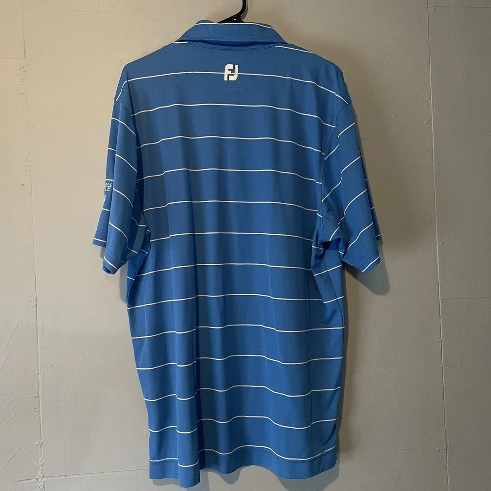 FootJoy Las Vegas Paiute Golf Resort Men's Blue Short Sleeve‎ Polo Size Large